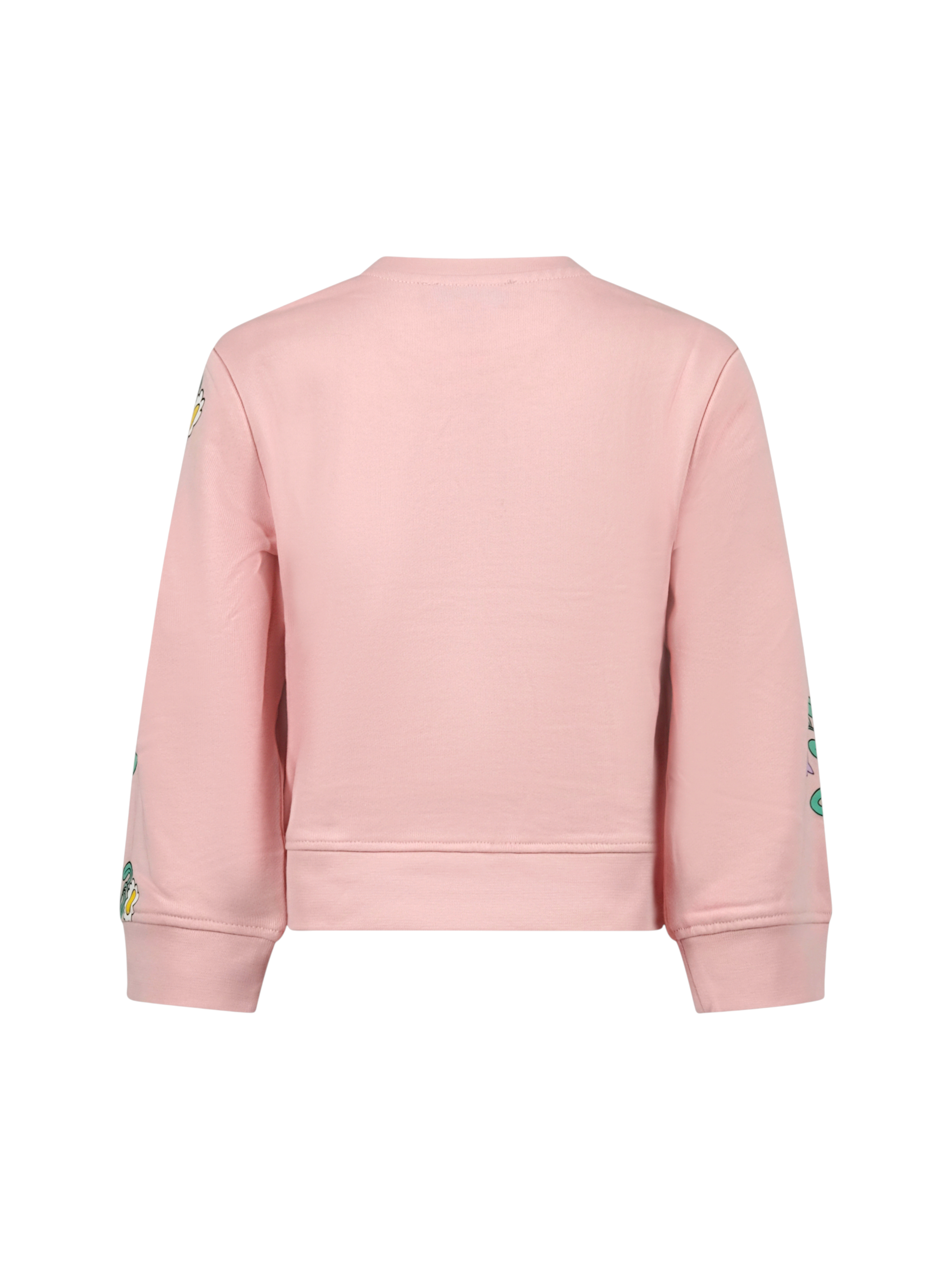 Felpa per bambina Stella McCartney Kids rosa con stampa logo sul davanti TY4A30 Z3409 51R STELLA McCARTNEY KIDS 