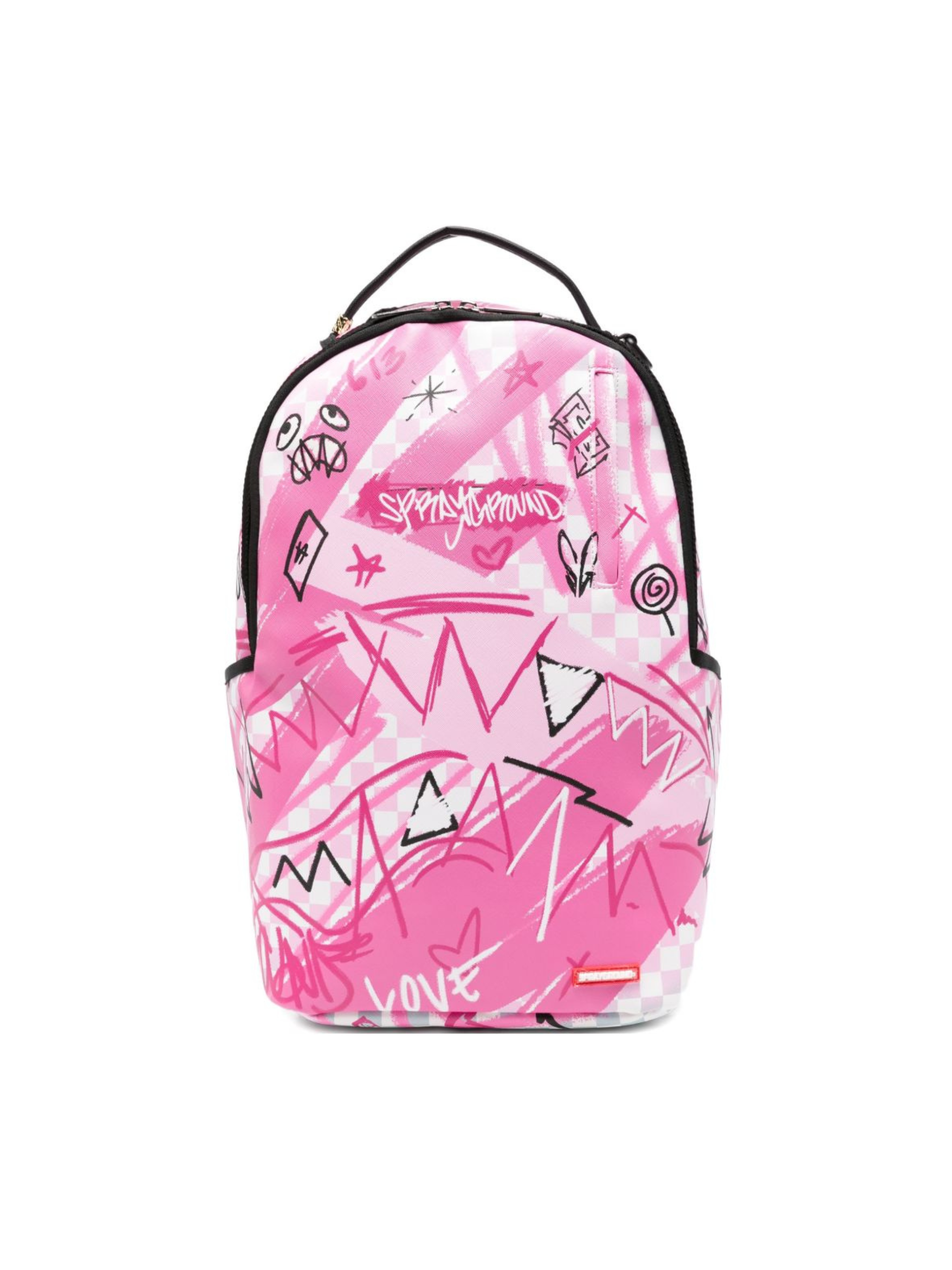 Zaino per bambina Sprayground Kid rosa con stampa grafica Broken Hearts Club 910B8672 NSZ SPRAYGROUND KIDS 
