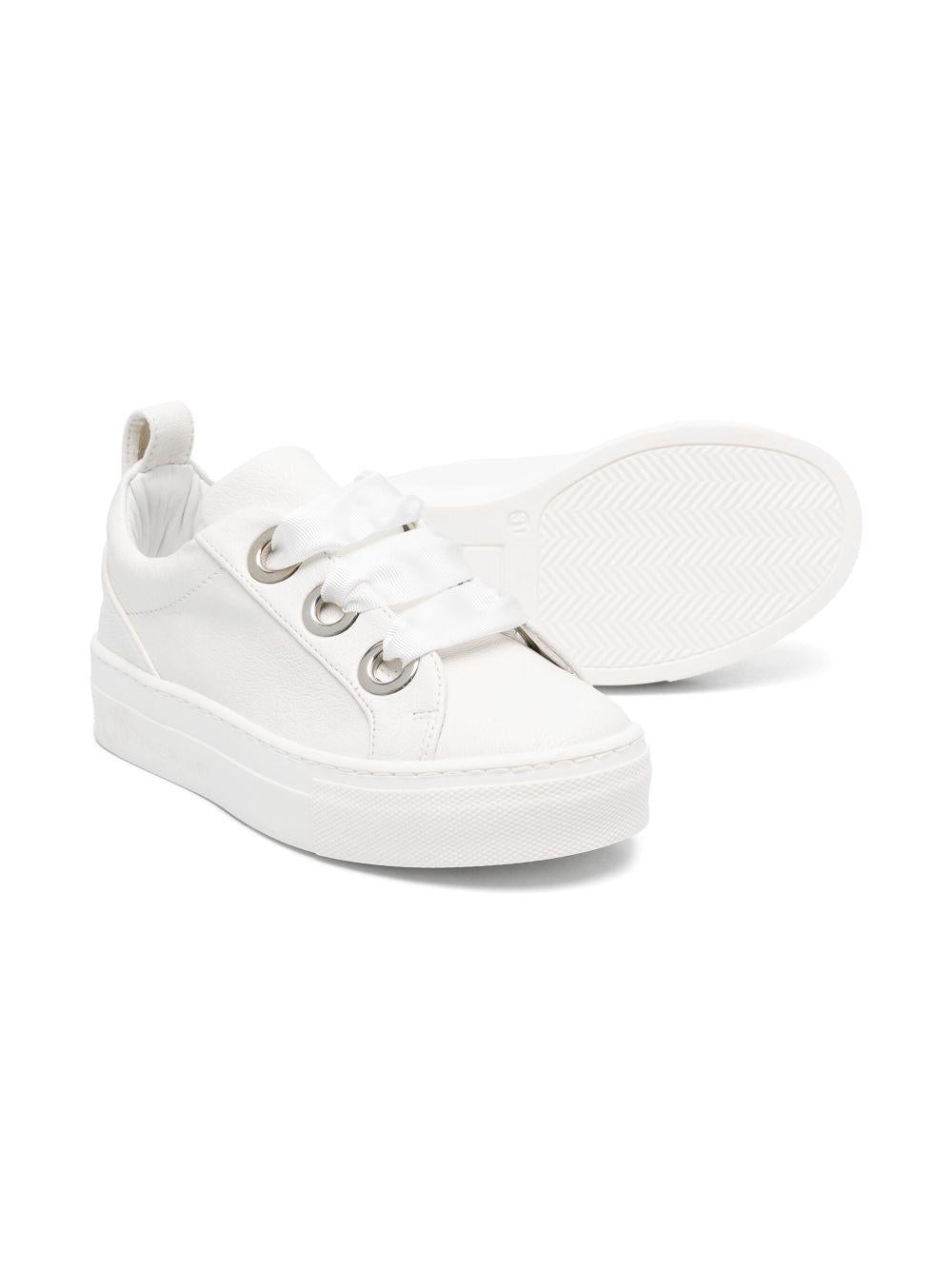 Sneakers per bambina Colorichiari bianco con soletta in pelle con logo FJ958172 4224 15 COLORICHIARI KIDS 