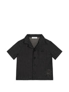 Camicia per neonato Dolce & Gabbana Kids nera con colletto L14S78 LDD54 S9000 DOLCE & GABBANA KIDS 