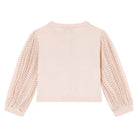 Cardigan per neonata Emporio Armani Kids rosa con trama lavorata a maglia EG000780 AF22791 U4013 EMPORIO ARMANI KIDS 