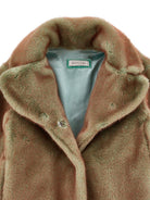 Cappotto per bambina Monnalisa Kids marrone con colletto 17H109 8034 0024 MONNALISA KIDS 