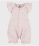 Tutina per neonati Petit Bateau rosa con dettaglio arricciature A0CNI 01 PETIT BATEAU KIDS 