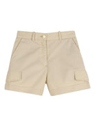 Cargo corti per bambino Givenchy Kids beige con tasche laterali H31210 192 GIVENCHY KIDS 