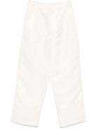 Pantaloni da donna The M beige Rory con chiusura frontale nascosta RORY LATTE THE M 