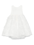 Abito per neonata La Stupenderia Luce bianco con gonna a ruota CBAB52 X26 LA STUPENDERIA 
