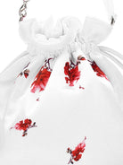Borsa per bambina Monnalisa bianca con stampa a fiori 79G001 7066 0001 MONNALISA KIDS 