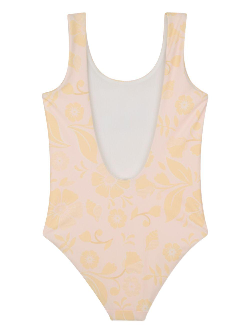 Costume da bagno per bambina Chloé Kids rosa con stampa a fiori C20863 S05 CHLOE' KIDS 