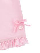 Pantaloni per neonata Monnalisa rosa con ruches 37G404 7301 0090 MONNALISA KIDS 