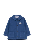 Camicia per neonato Tartine & Chocolat blu con dettaglio ricamato CC40021 46 TArtine & Chocolat KIDS 