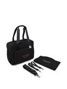 Borsa fasciatoio per neonati Kenzo Kids nera con ricamo K61828 095 KENZO KIDS 