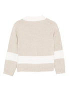 Cardigan per bambino Eleventy Kids beige con scollo a V EX9P60 W0174 116AV ELEVENTY KIDS 