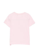 T-shirt per bambina MC2 Saint Barth Kids rosa con stampa grafica ELLY001 03803L MC2 ST. BARTH KIDS 