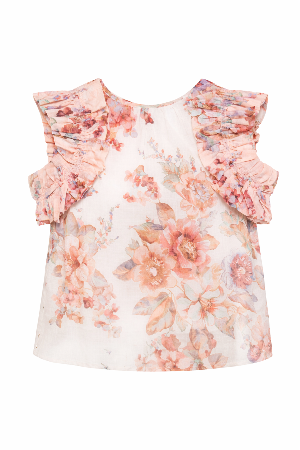 T-shirt Awaken per bambina Zimmermann Kids rosa con stampa floreale 5943TR S261 ZIMMERMANN KIDS 