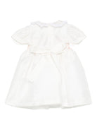 Vestito per neonata Mariella Ferrari bianco con colletto con bordo in pizzo ABA1MC 068 MARIELLA FERRARI 