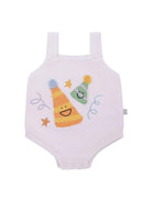 Body per neonati Stella McCartney Kids bianco con ricamo cappelli da festa TYA542 Z2423 101 STELLA McCARTNEY KIDS 