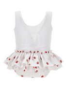 Costume per neonata Monnalisa bianco con stampa winnie the pooh 39G026 7095NB 9944 MONNALISA KIDS 
