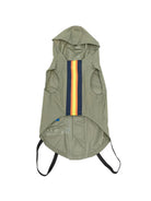 Impermeabile per cani K-Way Kids verde con motive a righe K8134WW V15 K-WAY KIDS 