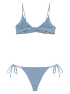 Bikini per donna MC2 Saint Barth azzurro con dettaglio glitterato P25MC2MRL0001 00146H MC2 ST. BARTH 