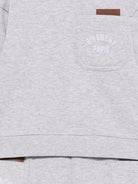 Set felpa e shorts per neonato Givenchy Kids grigio con tasca sul davanti H31187 A01 GIVENCHY KIDS 