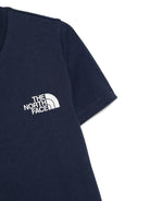 T-shirt per bambino The North Face Kids blu con dettaglio logo NF0A87T4 8K21 THE NORTH FACE KIDS 