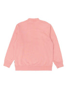 Felpa per bambina Palm Angels Kids rosa con stampa con logo sul davanti PGBA013F25FLE001 303B PALM ANGELS KIDS 