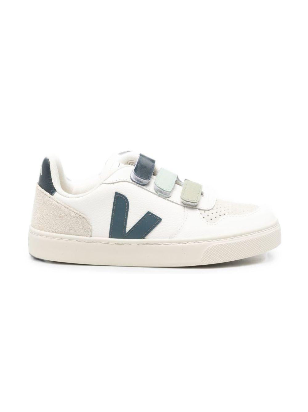 Sneakers per bambini Veja Kids bianche con logo sui lati CV0521761 WHITE CALIFORNIA VEJA KIDS 