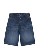 Bermuda per bambina Chloè Kids in denim con due tasche frontali applicate C21260 Z10 CHLOE' KIDS 