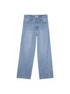 Jeans per bambino Lanvin Enfant azzurro con dettaglio logo N30376 Z27 LANVIN KIDS 