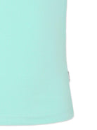 T-shirt per bambina Molo verde acquamarina a coste 2S25A106 5472 MOLO 