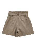 Shorts per bambina Philosophy Di Lorenzo Serafini Kids beige con pieghe I1G404 7301 0007 PHILOSOPHY KIDS 