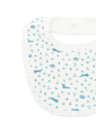 Bavaglino per neonato Petit Bateau Kids bianco con stampa grafica A0GPR 01 PETIT BATEAU KIDS 