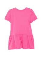 Abito per neonata Moschino Kids rosa con dettagli arricciati MAV0C7LBA00 50533 MOSCHINO KIDS 