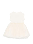 Abito per neonata Donsje beige con ruches 4114500 00002 DONSJE KIDS 