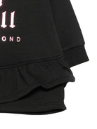 Abito per neonata John Richmond Kids nero con dettaglio con volant RIA26100VE BLACK JOHN RICHMOND KIDS 