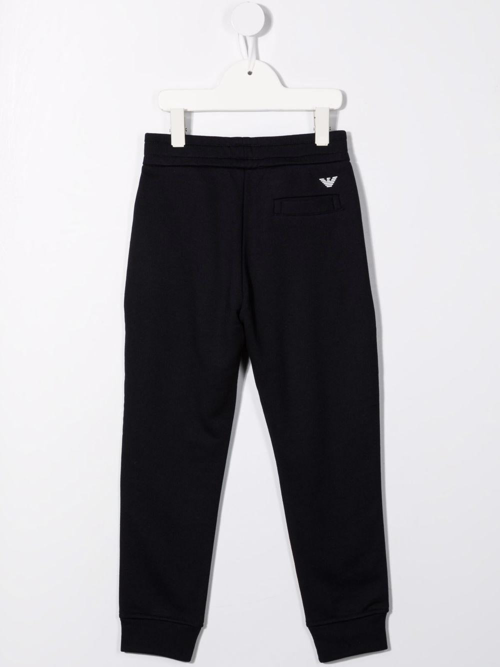 Pantaloni sportivi per bambino Emporio Armani Kids blu con chiusura con coulisse 8N4PS9 1JRIZ 0920 EMPORIO ARMANI KIDS 