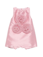 Tutina per neonata Alapage rosa con applicazioni floreali AL68B ROSA A'LAPAGE KIDS 
