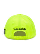 Cappello da baseball con ricamo per bambino Palm Angels Kids giallo con tesa curva PBLB002S25FAB001 6510 PALM ANGELS KIDS 