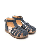 Sandali in pelle per neonato Tartine Et Chocolat blu con chiusura con fibbia AD HF04 01 TArtine & Chocolat KIDS 