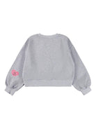 Felpa per bambina MOLO grigia con decorazione con paillettes 2W25J219 1046 MOLO 