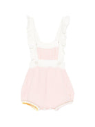 Tutina per neonata Gensami rosa con ruches OVERSHORT-BUTTERFLY-CO PINK/OFF WHITE GENSAMI KIDS 
