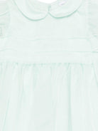 Abito per neonata Emporio Armani Kids verde con colletto alla Peter Pan EG000546 AF21205 U9044 EMPORIO ARMANI KIDS 