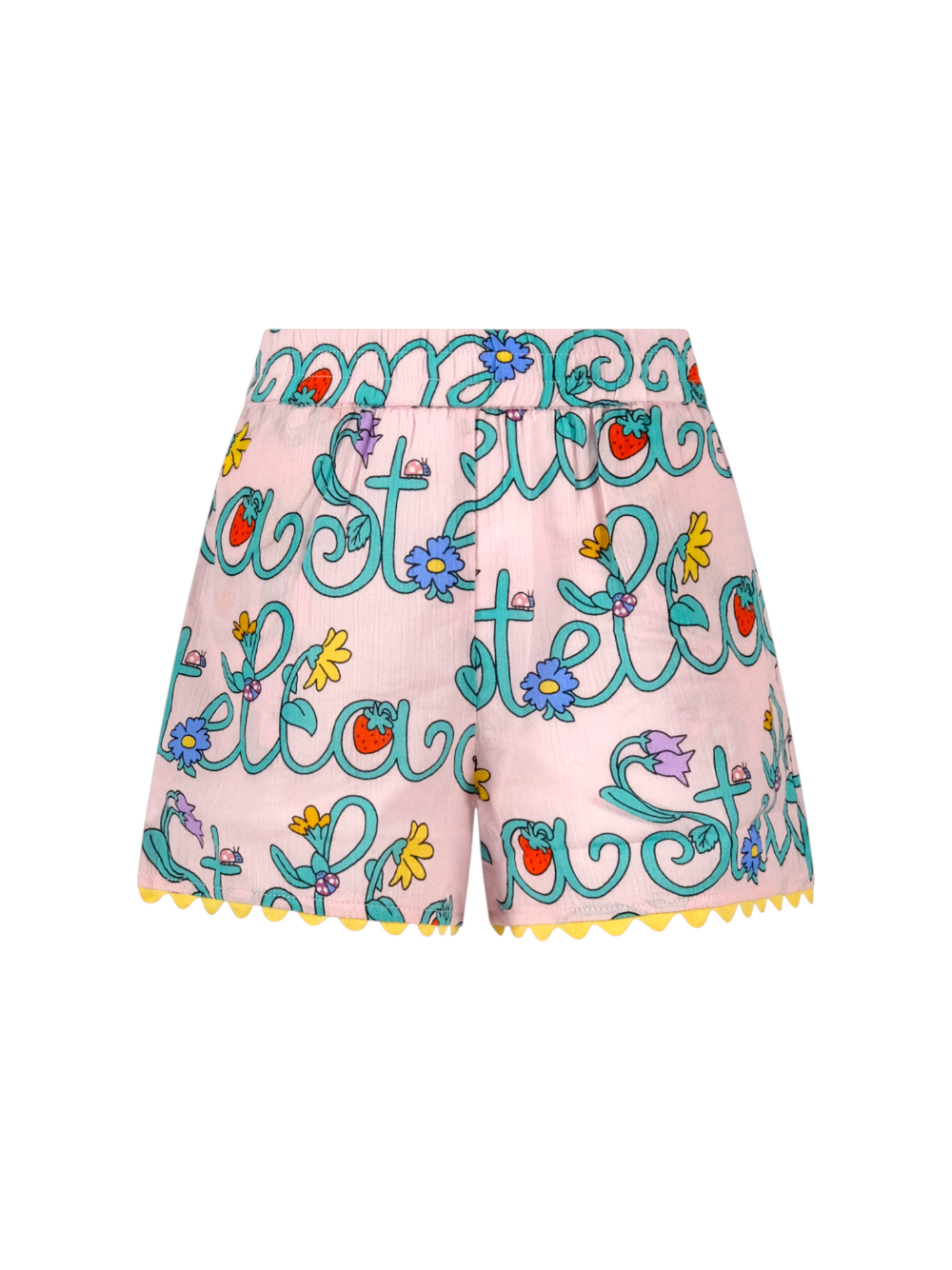 Shorts per bambina Stella McCartney Kids rosa con stampa all-over TY6A89 Z3434 51RMC STELLA McCARTNEY KIDS 