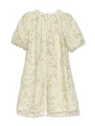 Abito per bambina Self-Portrait Kids beige con ricamo SS25-715M-C CREAM SELF-PORTRAIT KIDS 