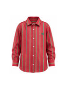 Camicia Pegaso per bambino Etro Kids rosso con motivo a righe GZ5H10 P0622 52CVE ETRO KIDS 