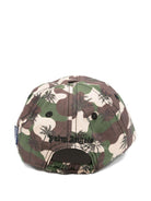 Cappello per bambino   Palm Angels Kids marrone con stampa camouflage PBLB002F25FAB002 8403 PALM ANGELS KIDS 