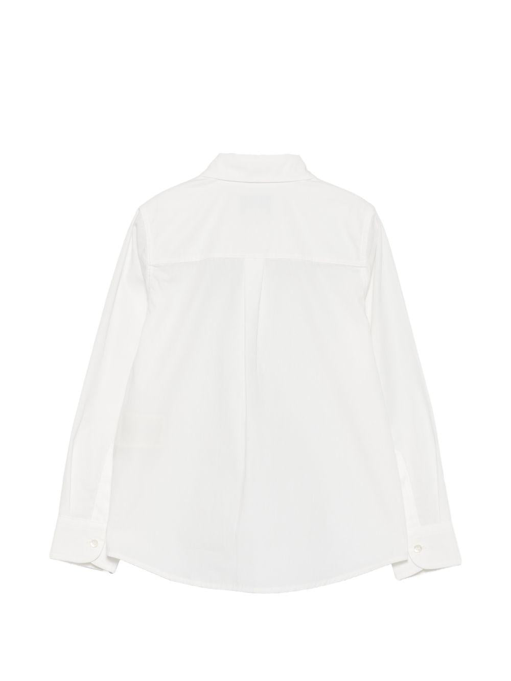 Camicia per bambino Fendi Kids bianco con colletto classico JMC186 AIXS F0TU9 FENDI KIDS 