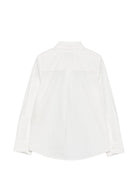 Camicia per bambino Fendi Kids bianco con colletto classico JMC186 AIXS F0TU9 FENDI KIDS 