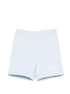 Shorts per neonato Givenchy Kids azzurri con vita elasticizzata H31197 77L GIVENCHY KIDS 