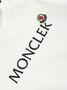 Set t-shirt e shorts per neonato Moncler Enfant multicolore con stampa logo sul davanti L19518M0000989AUM 002 MONCLER KIDS 